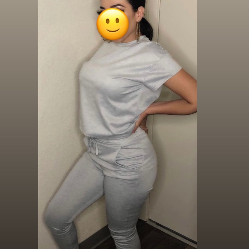 2 Piece Grey lounge set